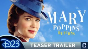 Mary Poppins Returns: rilasciato il primo teaser trailer del film con Emily Blunt