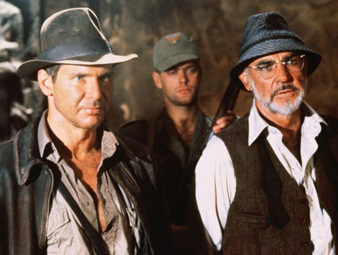 Indiana Jones e l’ultima crociata, Sean Connery, Harrison Ford